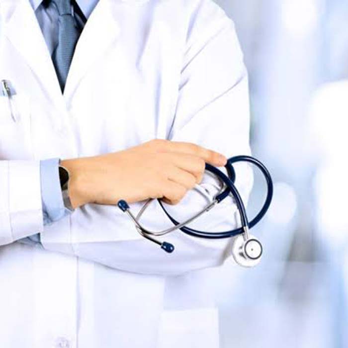 Medical consultation at a hospital